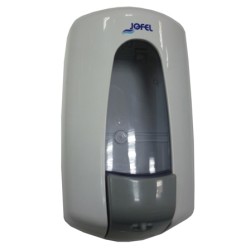 JOFEL Aitana Дозатор жидкого мыла 1л, цвет дымчатый/белый, ABS-пластик
