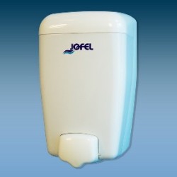 JOFEL Azur Дозатор жидкого мыла 1л, цвет белый, ABS-пластик