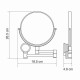 Купить WK Зеркало-гармошка косметическое двухстороннее латунь в магазине 1stСантехника от производителя Wasser Kraft