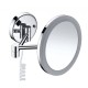 Купить WK Зеркало косметическое, круглое с подсветкой LED, хром в магазине 1stСантехника от производителя Wasser Kraft