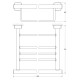 Купить FBS ESPERADO Полка для полотенец 60 см латунь в магазине 1stСантехника от производителя FBS