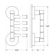 Купить ARTWELLE HARMONIE Держатель д/полотенец четверной 40 см., хром в магазине 1stСантехника от производителя FBS