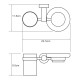 Купить WK 9400 Держатель со стаканом и мыльницей (прозрачное стекло) в магазине 1stСантехника от производителя Wasser Kraft