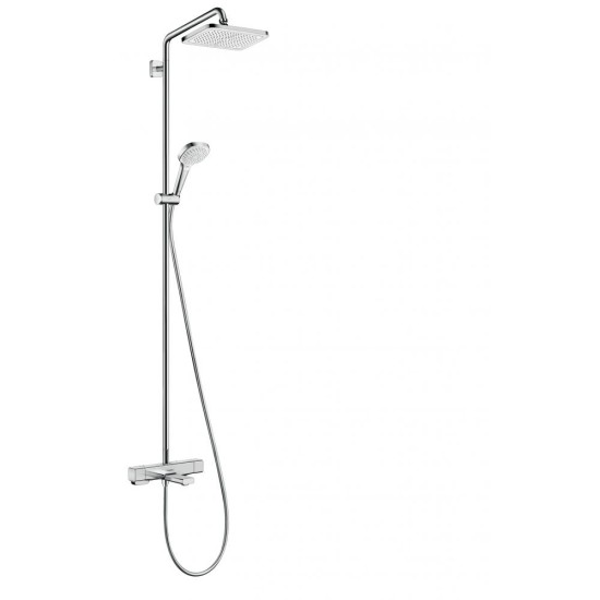 Купить HANSGROHE Croma E Showerpipe 280 душевая система с термостатом для ванны, хром в магазине 1stСантехника от производителя Hansgrohe
