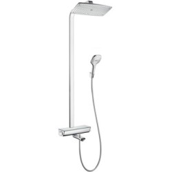 HANSGROHE Raindance Select E 360 Showerpipe с термостатом для ванны, хром/белая