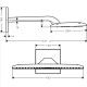 Купить Hansgrohe Raindance Е 420 Air 2jet верхний душ c держателем (для iBox Universal), хром в магазине 1stСантехника от производителя Hansgrohe