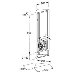 Schwab Missel Инсталляция угловая для биде