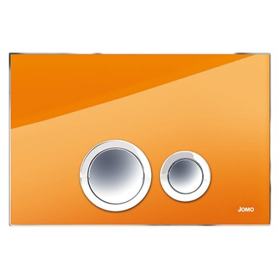 Купить Jomo Tech кнопка для инсталляции оранжевое, стекло в магазине 1stСантехника от производителя Jomo