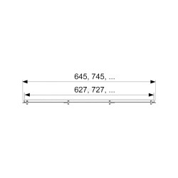 TECE Основа для плитки plate,1500 мм