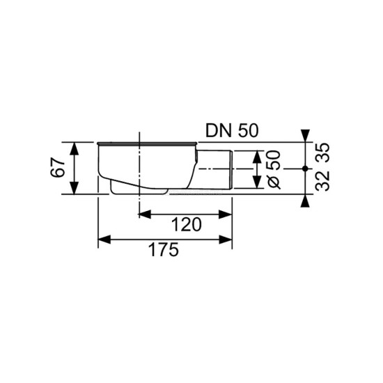 Купить TECE Сифон DN50 0,7 л/с h6.7 в магазине 1stСантехника от производителя Tece