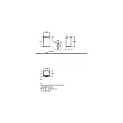 KERAMAG IT тумба под раковину 40 см., белая (раковина F272940000/F271940000)