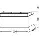 Купить Jacob Delafon TERRACE тумба под раковину 100/48 см., коричневый (раковина EXC9112/112-00) в магазине 1stСантехника от производителя Jacob Delafon