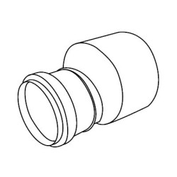 TECE Переход канализацинный DN100х75