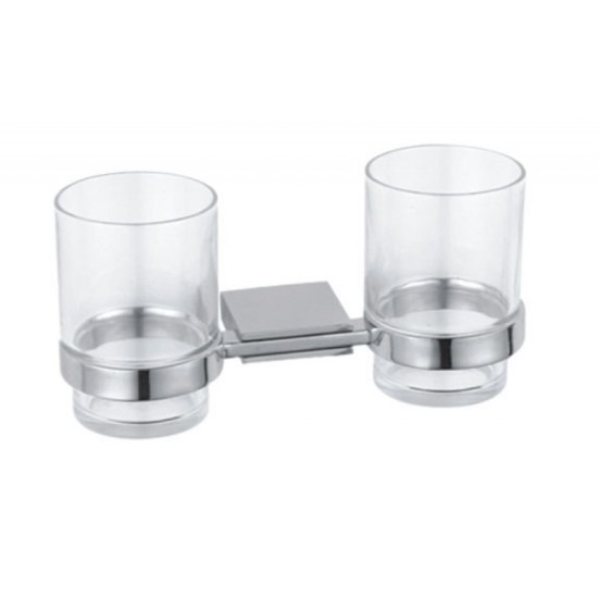 Купить FIXSEN Noble Стакан  двойной позрачное стекло в магазине 1stСантехника от производителя 
