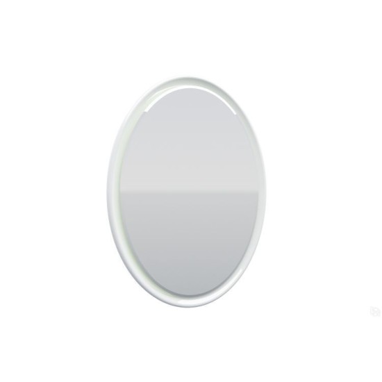 Купить INGENIUM Fusion зеркало овальное с подсветкой 70 см, белый глянец в магазине 1stСантехника от производителя 