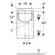 Купить Keramag Renova писсуар с скрытым подводом воды (установка только с F510410000, F521005000, F521250000, 551075000) в магазине 1stСантехника от производителя Keramag