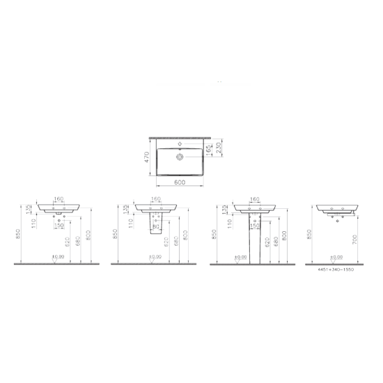 Купить Vitra Metropole Пьедестал для раковины в магазине 1stСантехника от производителя Vitra