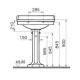 Купить Vitra Efes Пьедестал для раковины в магазине 1stСантехника от производителя Vitra