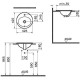 Купить Vitra S20 Раковина врезная на столешню 42,5/42,5 см., круглая в магазине 1stСантехника от производителя Vitra