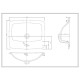 Купить Ifo Special Раковина встраиваемая в столешницу 550 мм, прямоугольная в магазине 1stСантехника от производителя Ifo