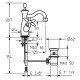 Купить ANDREA LUCIANA смеситель для раковины, бронза в магазине 1stСантехника от производителя Andrea