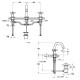 Купить Vitra Juno Cмеситель для раковины врезной на 3 отверстия, хром в магазине 1stСантехника от производителя Vitra