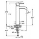 Купить Vitra Minimax S Смеситель для раковины высокий, хром в магазине 1stСантехника от производителя Vitra
