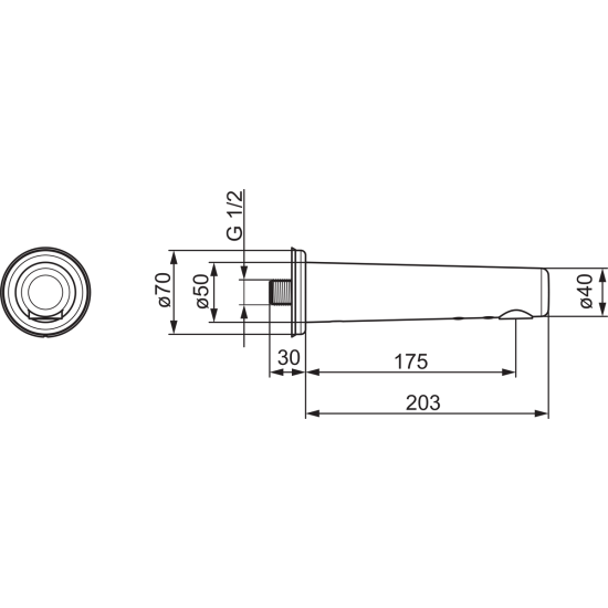 Купить Oras Electra бесконтактный излив д/раковины, хром в магазине 1stСантехника от производителя Oras