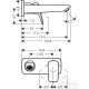 Купить HANSGROHE Logis встраиваемый смеситель для раковины из стены наружная часть, хром (для 13622180) в магазине 1stСантехника от производителя Hansgrohe