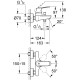 Купить GROHE Eurosmart Cosmopolitan смеситель для ванны, хром в магазине 1stСантехника от производителя Grohe