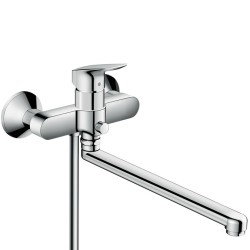 HANSGROHE Logis смеситель для ванны с длинным изливом, хром