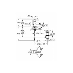 GROHE Allure смеситель для биде, хром