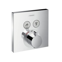 HANSGROHE ShowerSelect термостат для душа наружная часть, на 2 выхода, хром (для 18001800)