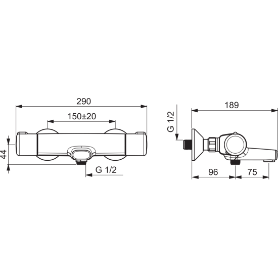 Купить Oras Nova термостат д/ванны, хром в магазине 1stСантехника от производителя Oras