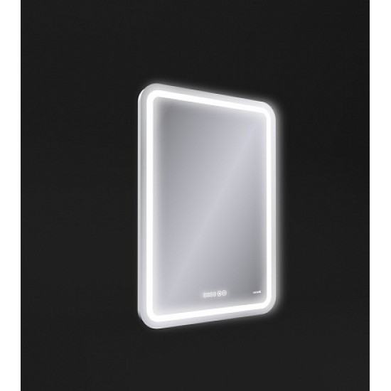 Купить Cersanit Desing pro 050 Зеркало 550/800 мм. LED подсветка,часы в магазине 1stСантехника от производителя Cersanit