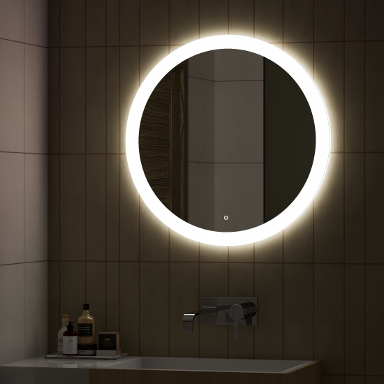 Купить Maison Moon Зеркало с подсветкой круглое 60 см. в магазине 1stСантехника от производителя Maison