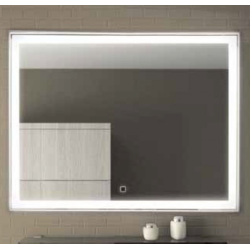 Relisan REBECCA Зеркало 90/70 см. в алюм. профиле с LED подсветкой, сенсор