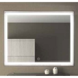 Relisan REBECCA Зеркало 120/70 см. в алюм. профиле с LED подсветкой, сенсор