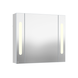 Gemelli INOVA зеркальный шкаф с подсветкой 75/80 см.