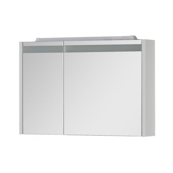 Купить Aquanet Лайн Зеркальный шкаф 90 R с подсветкой, белый в магазине 1stСантехника от производителя Aquanet