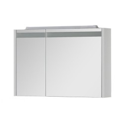 Aquanet Лайн Зеркальный шкаф 90 R с подсветкой, белый