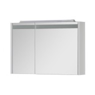 Aquanet Лайн Зеркальный шкаф 90 R с подсветкой, белый